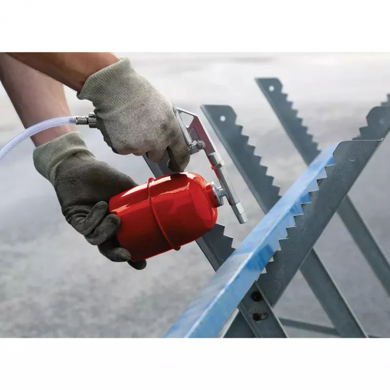 Einhell 4132776 pneumaatiliste tööriistade komplekt, 5-osaline, puhumispüstol, rehvipump, värvipritsepüstol, põhjapritsepüstol ja 4 m spiraalvoolik
