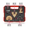Einhell 708110 XLPLUS-CASE HCS HM mitmeotstarbelise tööriista tarvikute komplekt 37-osaline