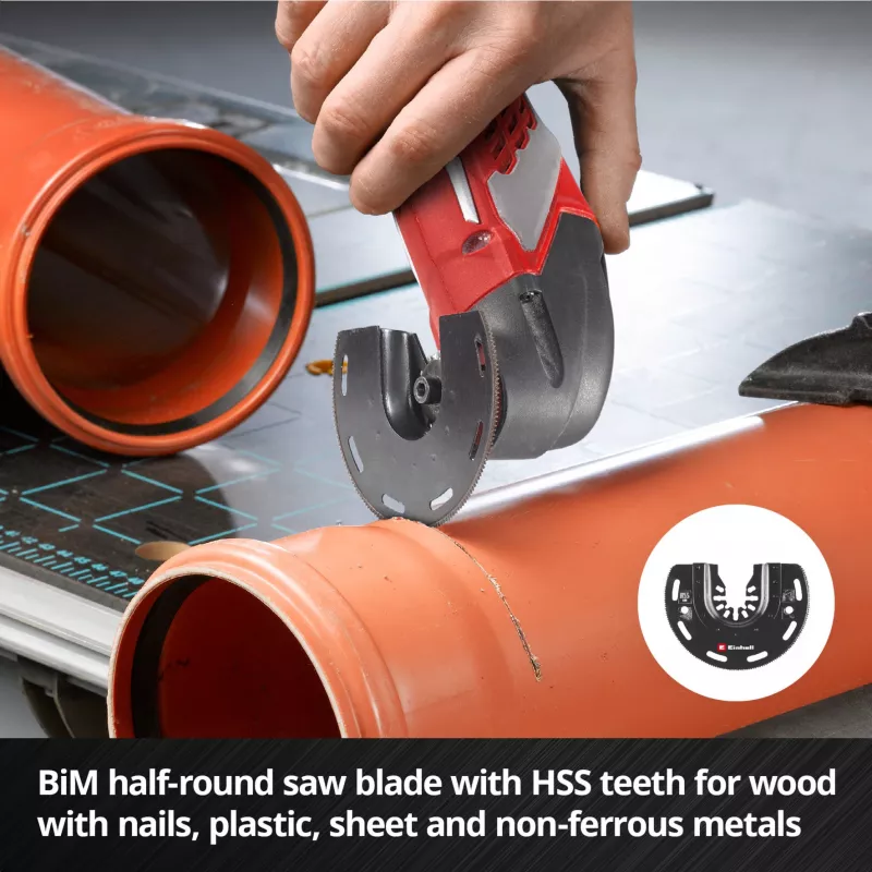 Einhell 708135 XL-PLUS-CASE BiM HSS mitmeotstarbelise tööriista tarvikute komplekt, 10 osa