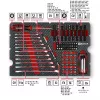 Einhell E-Case 201-osaline mehaaniku tööriistakomplekt (kroomvanaadiumteras, virnastatav) (370513)