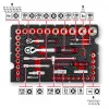 Einhell E-Case 92-osaline tööriistakomplekt (370514) - Kroomvanadiumteras, must/punane