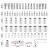 Einhell E-Case 92-osaline tööriistakomplekt (370514) - Kroomvanadiumteras, must/punane