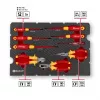 Einhell E-Case VDE tööriistakohver 24-osaline elektriku komplekt (punane/kollane)