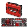EINHELL-KWB E-Case Renovation Tool Kit, 78-osaline (Must/Punane)