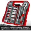 EINHELL-KWB Pesa- ja otsakukomplekt 1/4 tolli 37-osaline L-CASE karbis