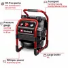 EINHELL Power X-Change Akukompressor SILENZZO 18/160, 18V (Punane/Must, ilma aku ja laadijata)