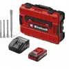 EINHELL Professional Akulöökpuurvasar TP-HD 18/28 Li BL+4, 18V (Punane/Must, Li-Ion aku 3.0 Ah, 4-osaline tarvikukomplekt, E-Case S)