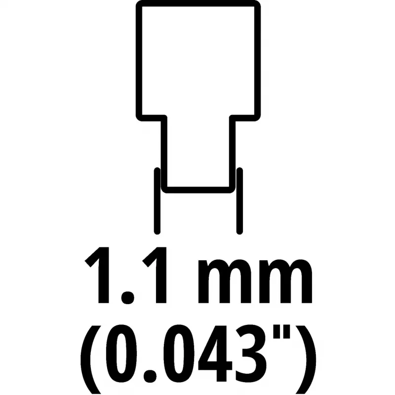 Einhelli asenduskett 4501754 GC-LC 18 Li ja GE-LC 18 Li juhtmeta kettsaagidele, 3/8 tolli LP samm, 1,3 mm soon, 40 veolüli, 25 cm latt, poolmeisel