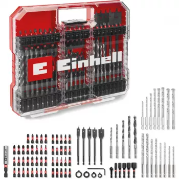 EINHELL XL-CASE Löök- ja puuriterade komplekt, 95-osaline, puuriterade ja otsikute komplekt