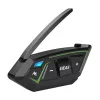 EJEAS MS8-SE Bluetooth Mootorratta Intercom - 8 Sõitjat, 1.5 km Leviala, IP65, 20 h Kõneaega