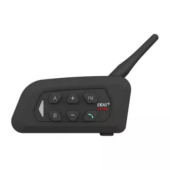 EJEAS V4 Plus Mootorratta Intercom kuni 4 Osalejale