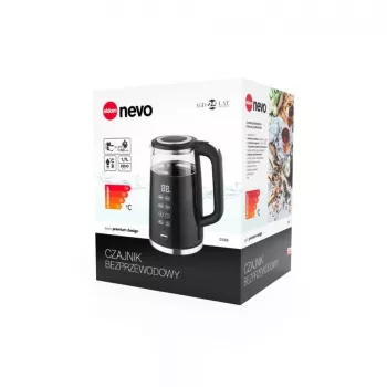 Eldom C540 Electric Kettle 1.7L 2000W Stainless Steel Silver/Black