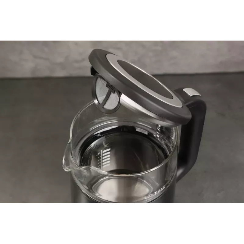 Eldom C540 Electric Kettle 1.7L 2000W Stainless Steel Silver/Black