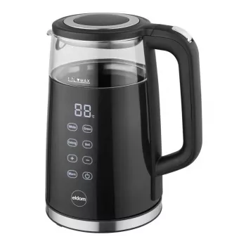 Eldom C540 Electric Kettle 1.7L 2000W Stainless Steel Silver/Black