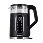 ELDOM C560 Nuvia juhtmeta veekeetja temperatuuri reguleerimisega, 1,7 L, 2200 W, LED-ekraan, roostevaba teras/must