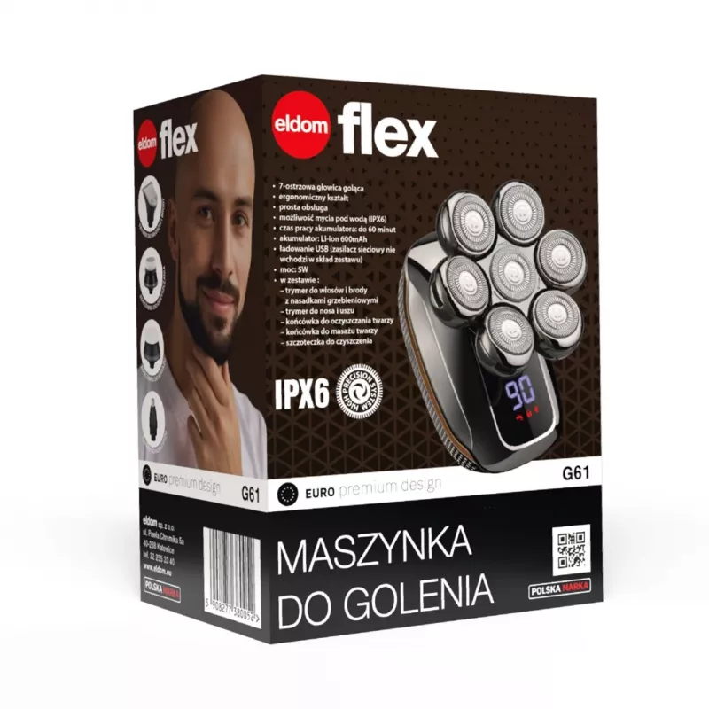 ELDOM Elektriline näo- ja peakarvade trimmer 5-in-1 G61
