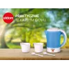 ELDOM elektriline matkaveekeetja C190 Lino 0.6L 550W sinine 2 tassi ja 2 lusikaga