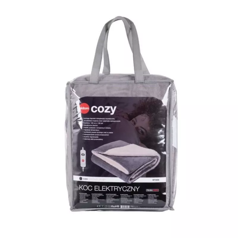 ELDOM KT200 Cozy elektriline alustekk 150 x 80 cm hall 60W 3 soojusastet