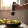 ELDOM ZMP5 patareitoitel soola- ja pipraveski komplekt koos alusega, must