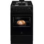 Electrolux 600 seeria gaaspliit elektriahjuga, must, 50 cm