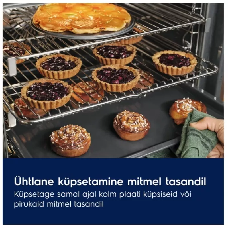 Electrolux EOF7P86H3 Sisseehitatud elektriahi 71L pürolüütilise isepuhastusega A+ energiaklassiga SenseCook & SteamBake