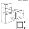 Electrolux KMFE264TEX sisseehitatud mikrolaineahi grilliga, 20 L, 800 W, roostevaba teras