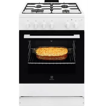 Electrolux LKG604012W eraldiseisev gaasipliit gaasiahniga, 60 cm, valge
