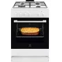 Electrolux LKG604012W eraldiseisev gaasipliit gaasiahniga, 60 cm, valge