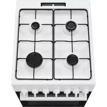Electrolux LKK520032W eraldiseisev gaaspliiidi ja elektriahjuga pliit, 50 cm, valge