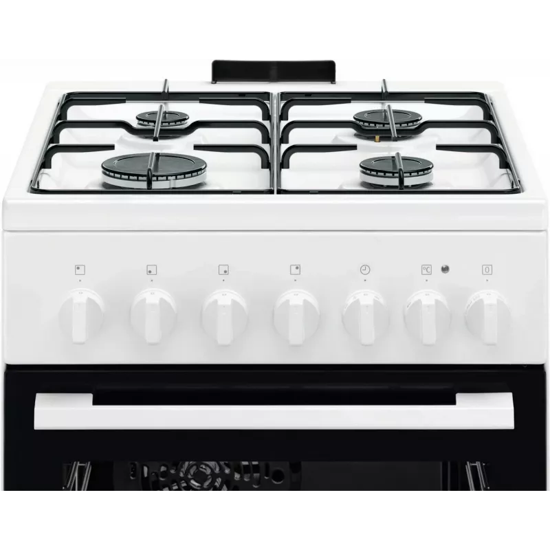 Electrolux LKK520032W eraldiseisev gaaspliiidi ja elektriahjuga pliit, 50 cm, valge