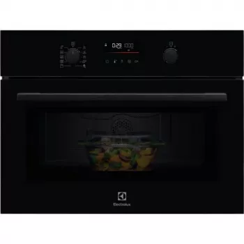 Electrolux LVM6E46Z sisseehitatud kombimikrolaineahi grilliga, 46 L, 900 W, puutetundlikud juhtnupud, must