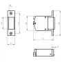 ELEKTRA-PLUS Elektrilukk R1-24.10 24V DC Fail-Safe Mortise Lock (3000N)