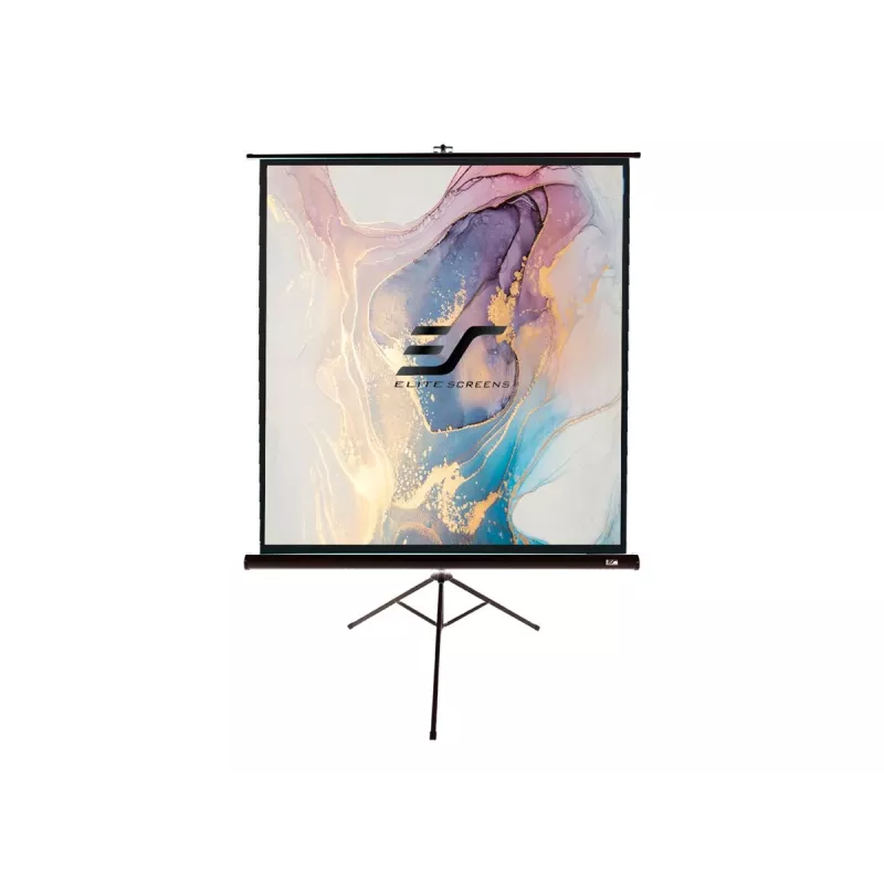 Elite Screens Tripod Series T120UWV1 120 tolli 4:3 kaasaskantav projektoriekraan must