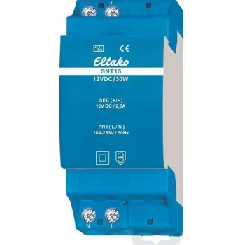 Eltako SNT15-12VDC/30W DIN-liinile paigaldatav toiteallikas 12V DC 2.5A 30W 20000167