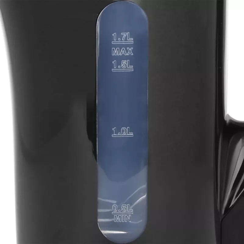 Emerio WK-123483 Elektrikanne 1.7L Must 2200W Juhtmeta veetaseme indikaatoriga