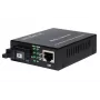 EMITER EM/1GB-ETH-1XSC-1550 Fiiberoptiline muundur WDM Ethernet 10/100/1000 Mbps RJ45/1xSC SM 9/125 (Tx 1550nm / Rx 1310nm) 20km