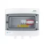 EMITER Switchgear Attached AC Hermetic IP65 EMITTER koos AC Dehn Type 2 liigpingekaitsmega, 50A 3-faasiline, RCD Type A 63A/300mA
