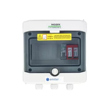 EMITER Switchgear Attached AC Hermetic IP65 with Dehn Type 2 Surge Arrester, 20A 1-Phase
