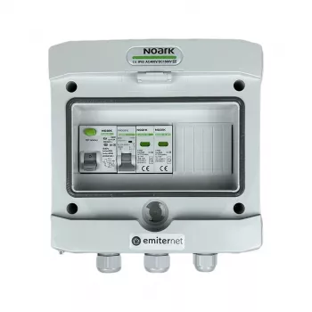 EMITER Lülitusseade Hermeetiline AC IP65 koos Liigpingekaitsega AC Noark Tüüp 2, 16A 1-faasiline, RCD Tüüp A 40A/300mA