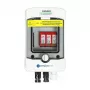 EMITER Switchgear külgekinnitatud hermeetiline IP65 EMITTER koos Dehn 1000V tüüp 2 alalisvoolu ülepingepiirikuga, 1x PV string, 1x MPPT
