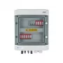 EMITER Switchgear Attached DCAC Hermetic IP65 EMITTER koos DC-piiksurvetõkistiga Dehn 1000V Type 2, 2 x PV String, 2 x MPPT // og. AC Dehn Type 2, 10A 3-F