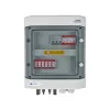 EMITER Switchgear Attached DCAC Hermetic IP65 EMITTER koos DC-piiksurvetõkistiga Dehn 1000V Type 2, 2 x PV String, 2 x MPPT // og. AC Dehn Type 1+2, 10A 3-Phase