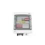 EMITER Switchgear Attached DCAC Hermetic IP65 EMITTER koos DC-piiksurvetõkistiga Dehn 1000V Type 2, 2 x PV String, 2 x MPPT // og. AC Dehn Type 2, 20A 3-Phase