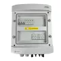 EMITER Switchgear Attached DCAC Hermetic IP65 koos Noark 1000V Type 2 DC liigpingekaitsega, 2 x PV string, 2 x MPPT // AC Noark Type 2, 10A 3-faasiline