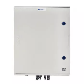 EMITER Switchgear Attached DCAC Hermetic IP66 EMITTER koos DC-piiksurvetõkestiga Dehn 1000V Type 1+2, 4 x PV String, 4 x MPPT // Ogr. AC Dehn Type 1+2, 100A 3-Phase, FR 100A, Syg. Faz + Socket