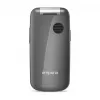Emporia ONE V200i klapptelefon, 2,31-tolline ekraan, Dual SIM, SOS-nupp, Space Grey/Hõbe