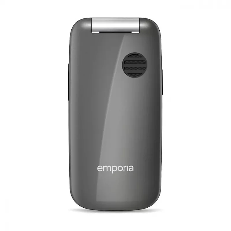 Emporia ONE V200i klapptelefon, 2,31-tolline ekraan, Dual SIM, SOS-nupp, Space Grey/Hõbe