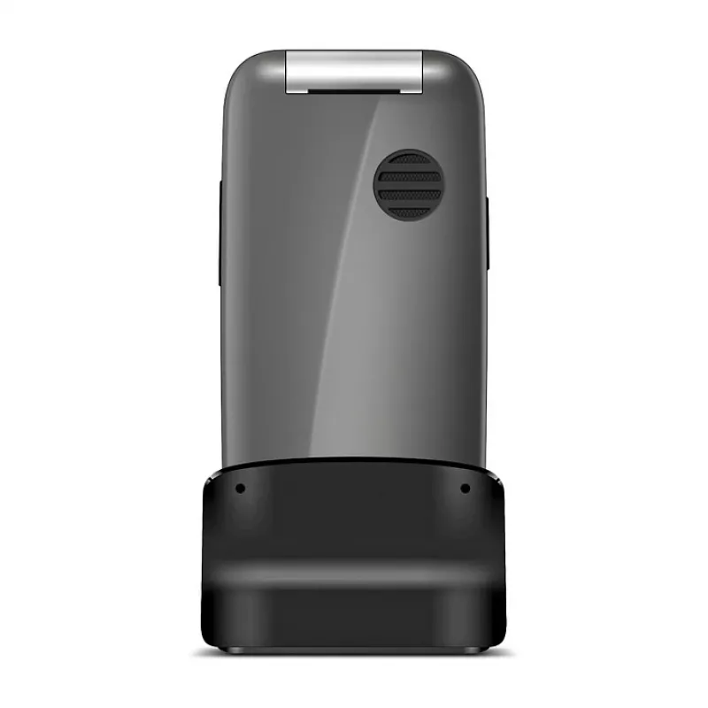 Emporia ONE V200i klapptelefon, 2,31-tolline ekraan, Dual SIM, SOS-nupp, Space Grey/Hõbe