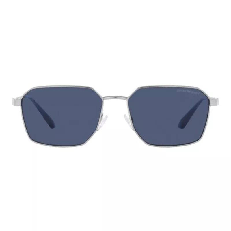 EMPORIO ARMANI EA2140-304580 Päikeseprillid Meeste Matt Must Hall Ristkülikukujuline