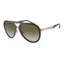 EMPORIO ARMANI EA2145-33598E Meeste kandilised päikeseprillid mattmust tumehall 59mm
